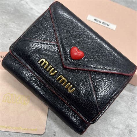 miu miu love letter wallet